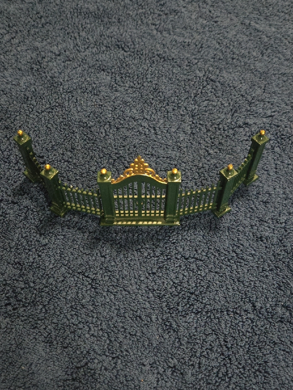 DEPARTMENT 56 "VILLAGE WROUGHT IRON GATE AND FENCE" 9 Piece Set #5514-0